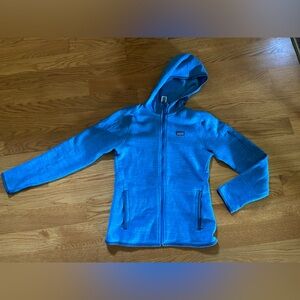 Women’s Patagonia hooded better sweater.